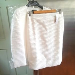 NWT J Crew skirt suit, sz 8 jacket, sz 6 skirt